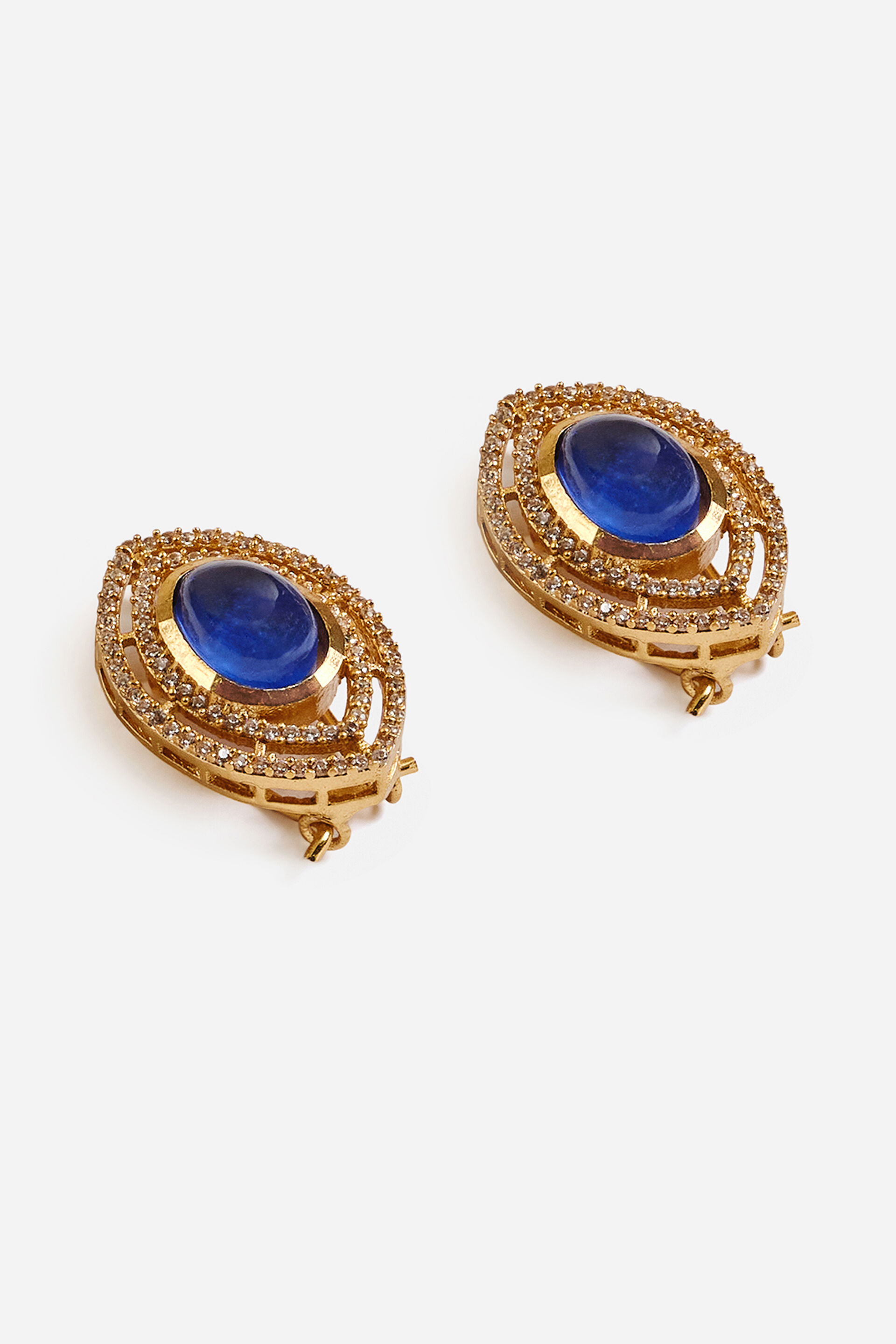 Ishq Blue Studs, , image 3